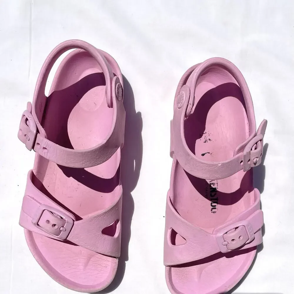 Birkenstock Rio Essentials Eva Sandals Girls 29 Bubblegum Pink